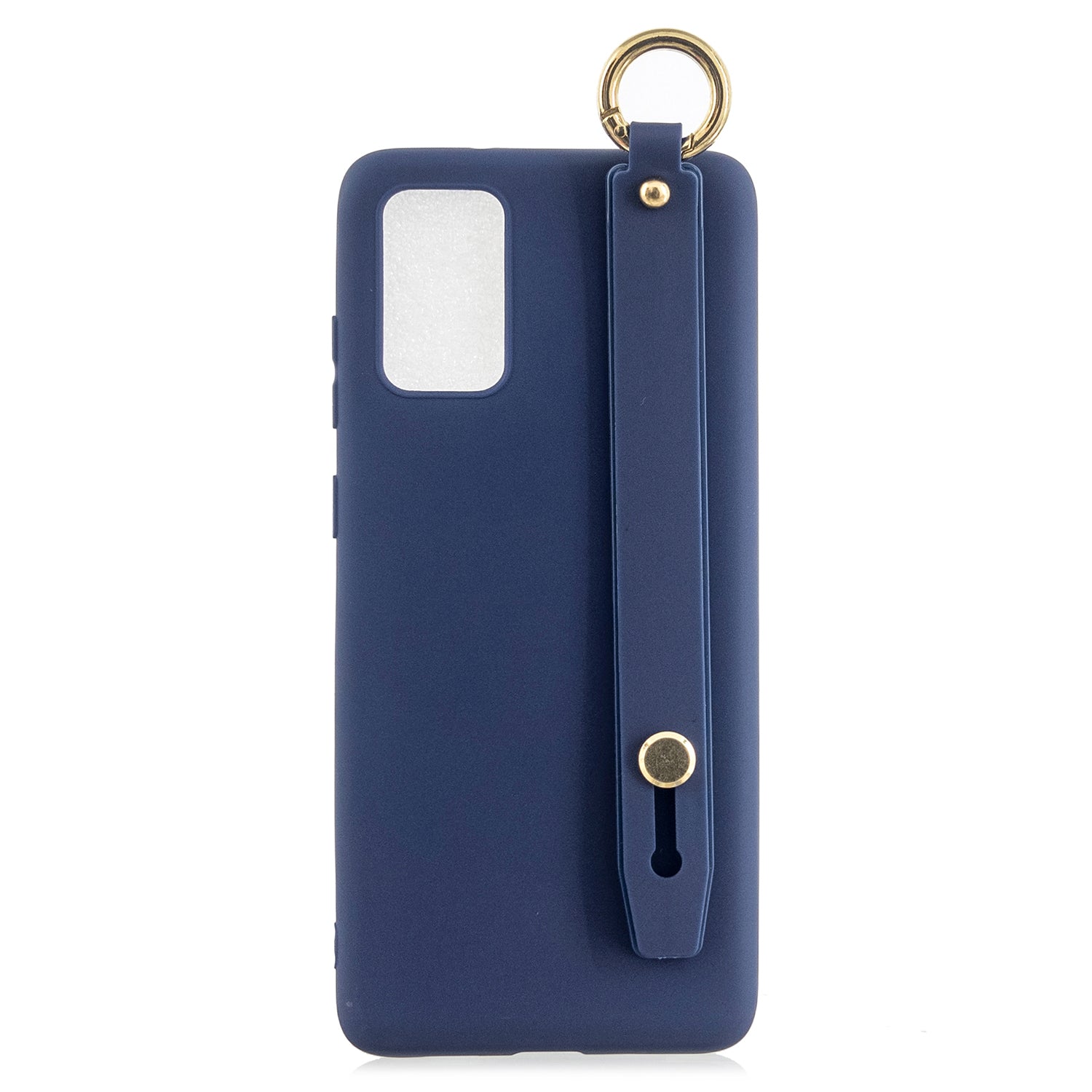 TPU Cell Phone Back Case with Wrist Strap Kickstand for Samsung Galaxy S20 Plus / S20 Plus 5G - Dark Blue TPU Cell Phone Back Case with Wrist Strap Kickstand for Samsung Galaxy S20 Plus / S20 Plus 5G - Dark Blue